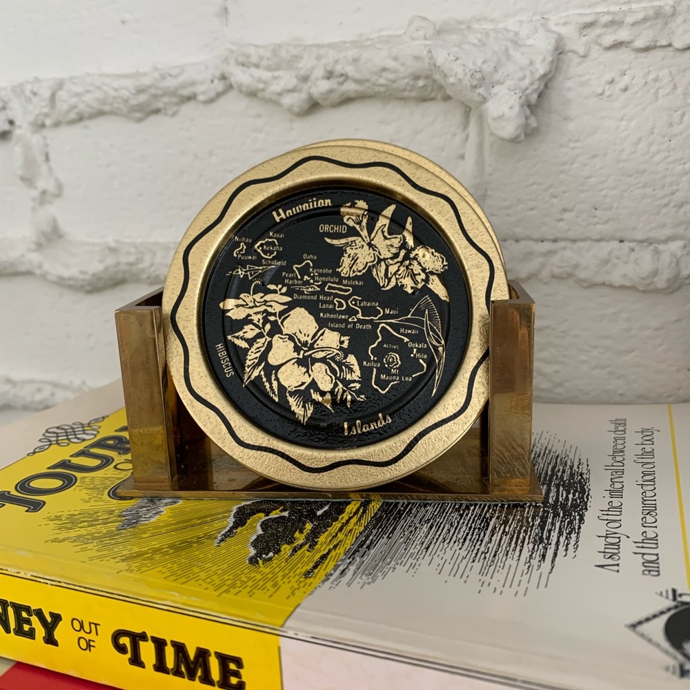 Vintage Hawaiian Coaster Set